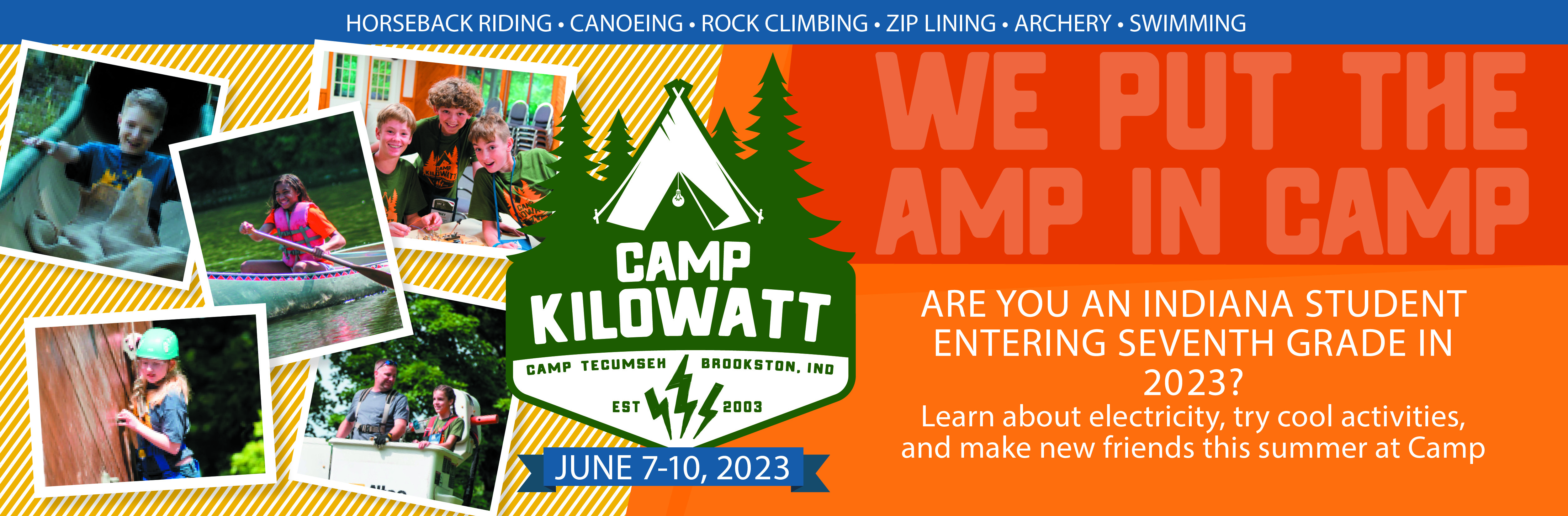 Camp Kilowatt Web Banner Advertisement