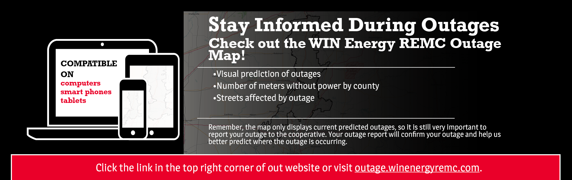 Learn more about the WIN Energy REMC Outage Map