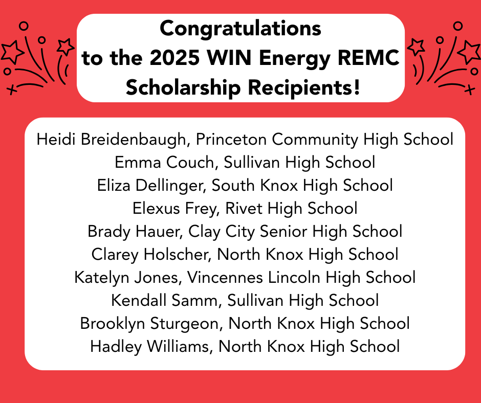 2025 Scholarship Recipients